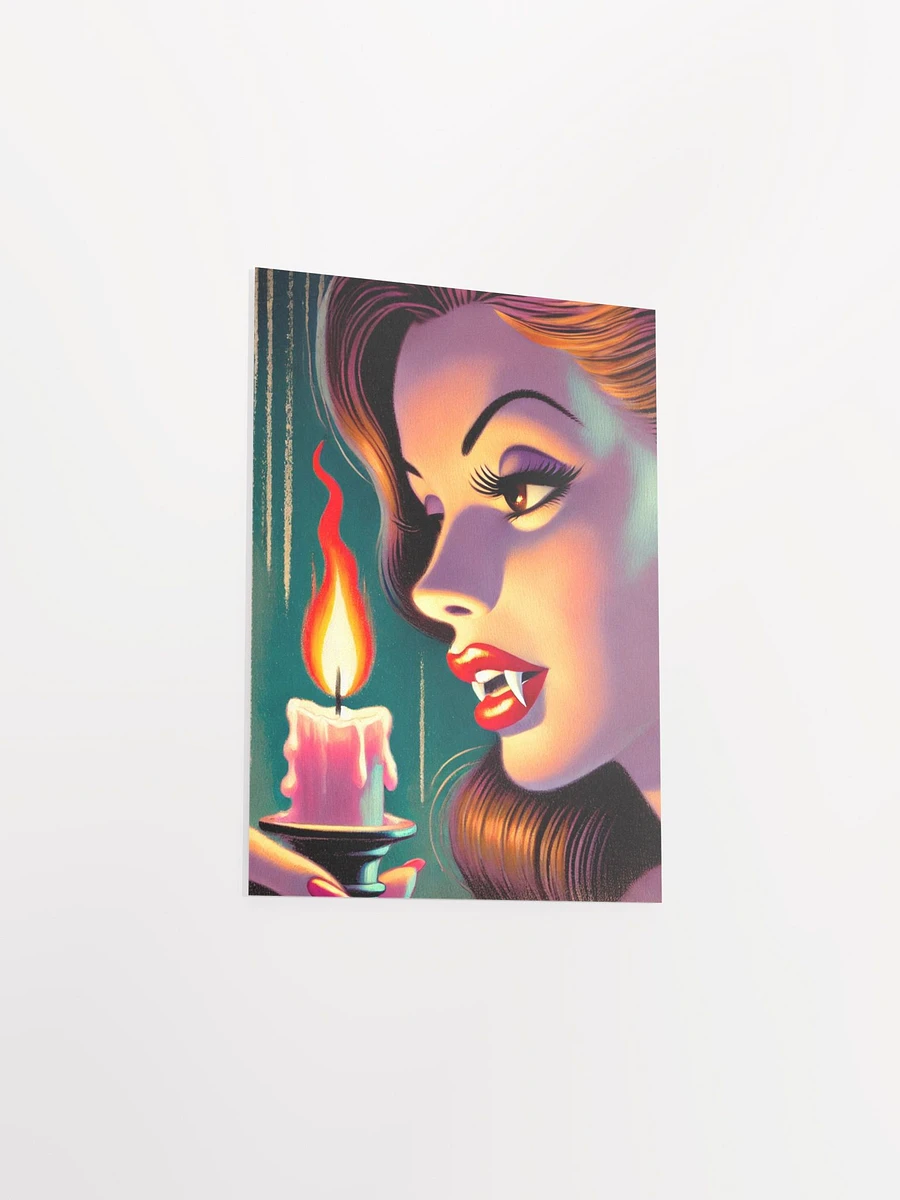 Vampire woman with Candle Premium Matte Poster product image (24)