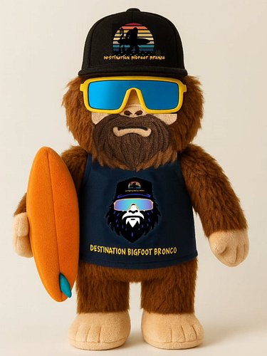I think I need this in my life! Anyone know a good place to get this made? 

#plush #bronco #buddy #stuffedtoy #Bigfoot #4x4 ...