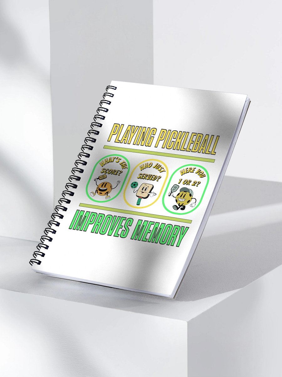 Playing Pickleball Improves Memory Lane Notebook product image (3)