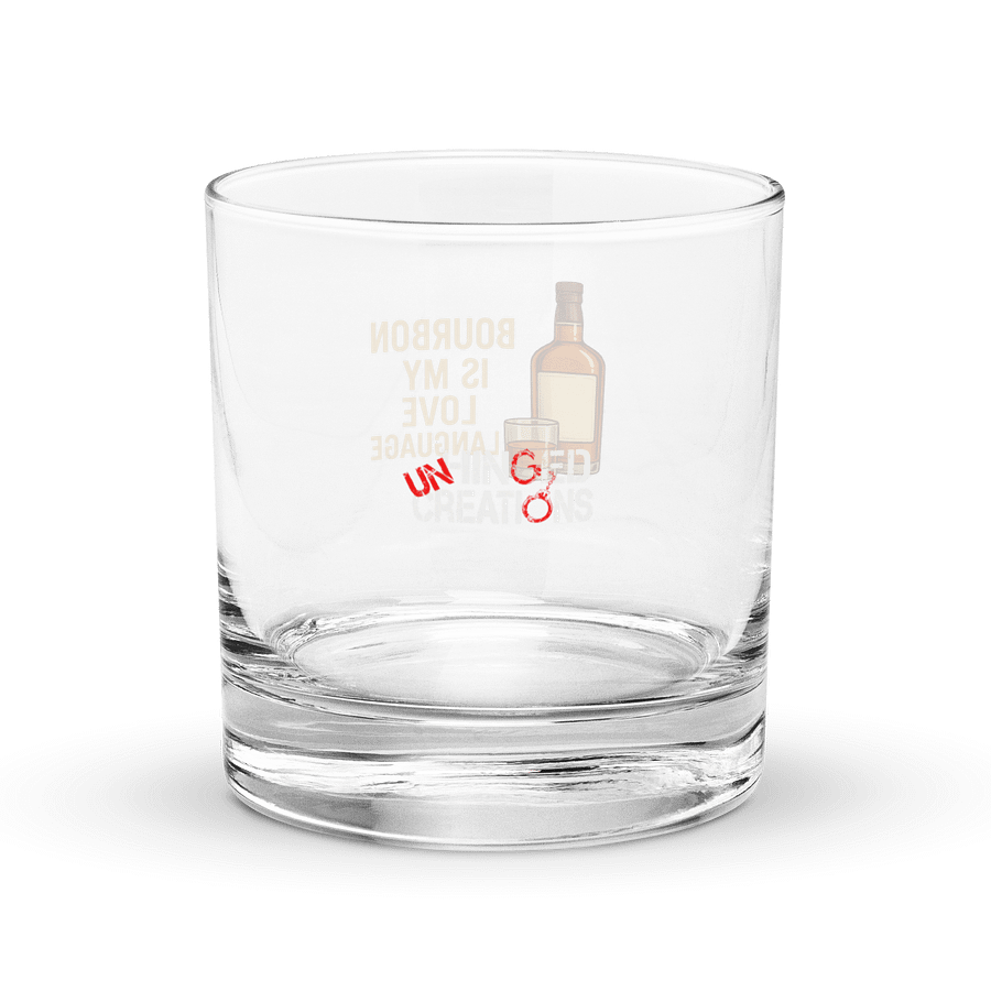 Bourbon is My Love Language Rocks Glass product image (2)