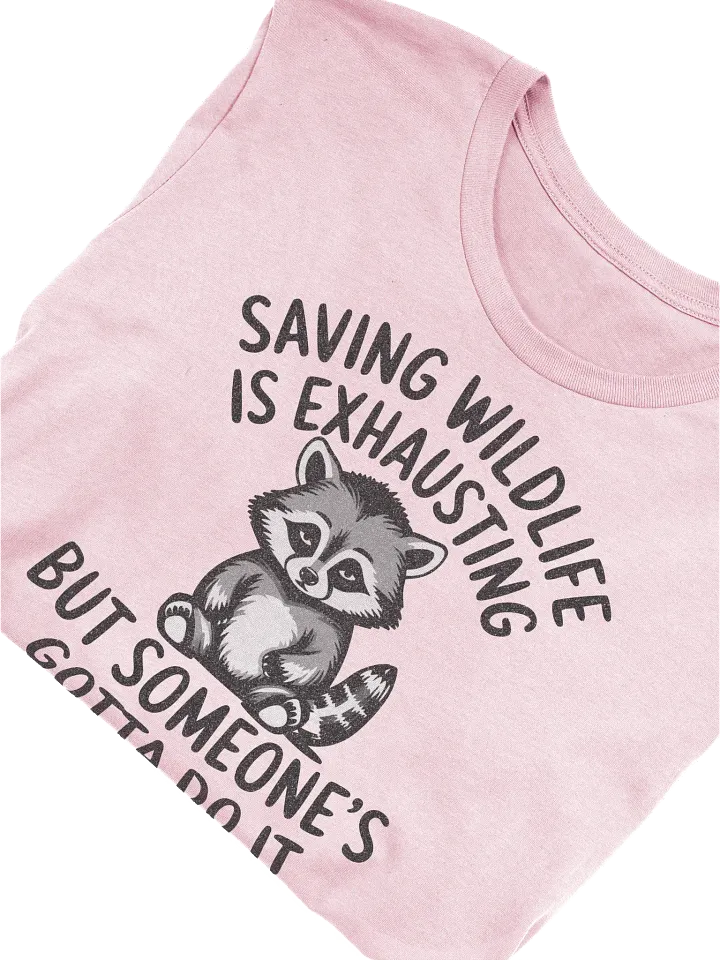 Wildlife rehab shirt, vet nurse tee, funny raccoon rescue shirt, cute animal shirt, animal carer gift, zoo vet tee, wildlife worker tee, raccoon lover gift, product image (12)