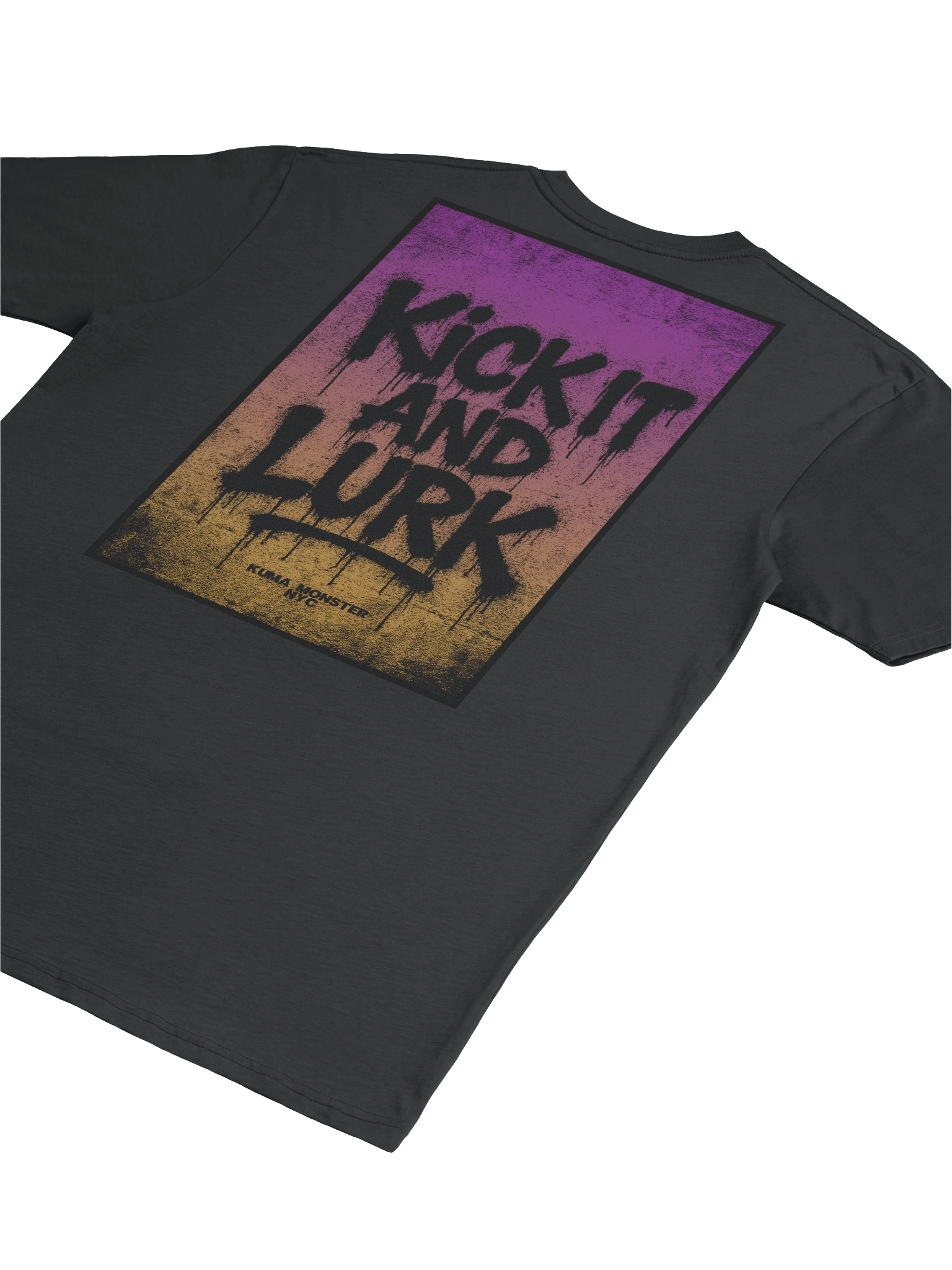 Kick it and lurk P&O black T product image (6)