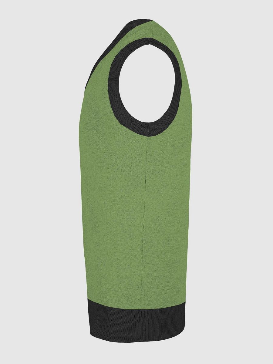 M-Branded Jacquard Knit V-Neck Vest product image (6)