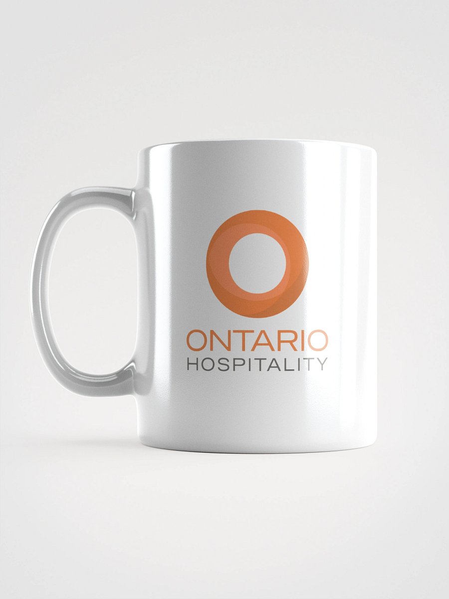 Ontario Hospitality Logo White Glossy Mug product image (16)