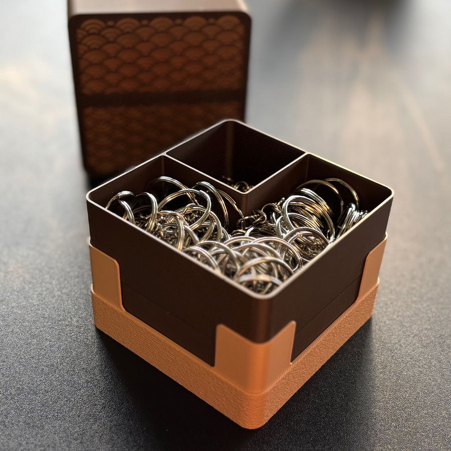 Custom Jewelry Box with Seigaiha Pattern product image (9)