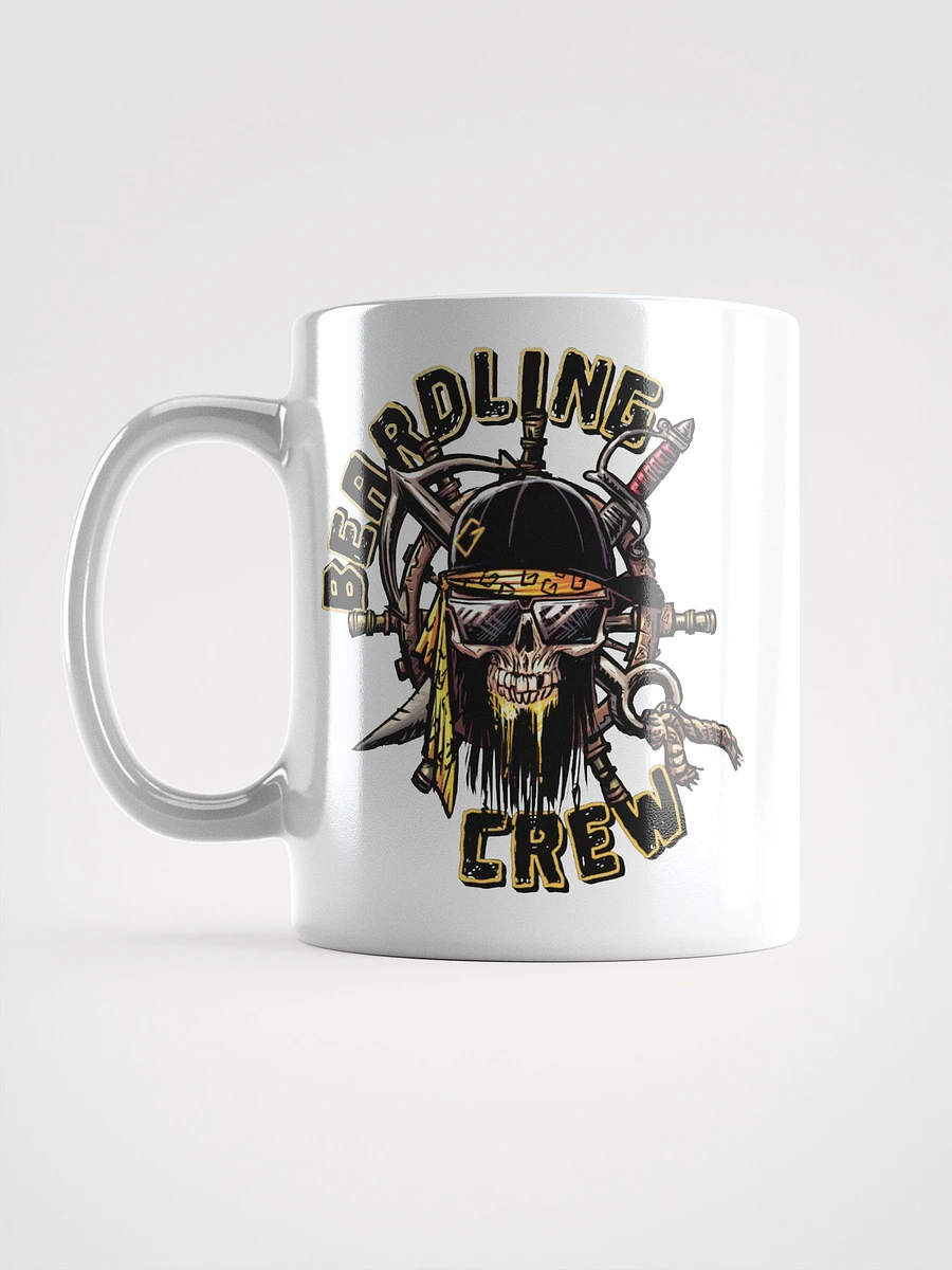 Beardling Crew Skull - White Glossy Mug product image (4)