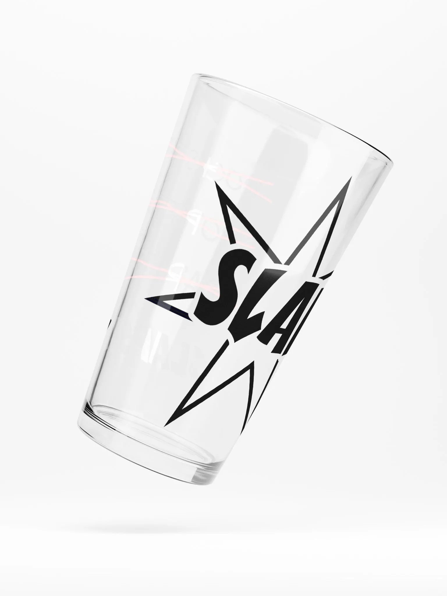 The "CROSS-OUT" Pint Glass product image (5)