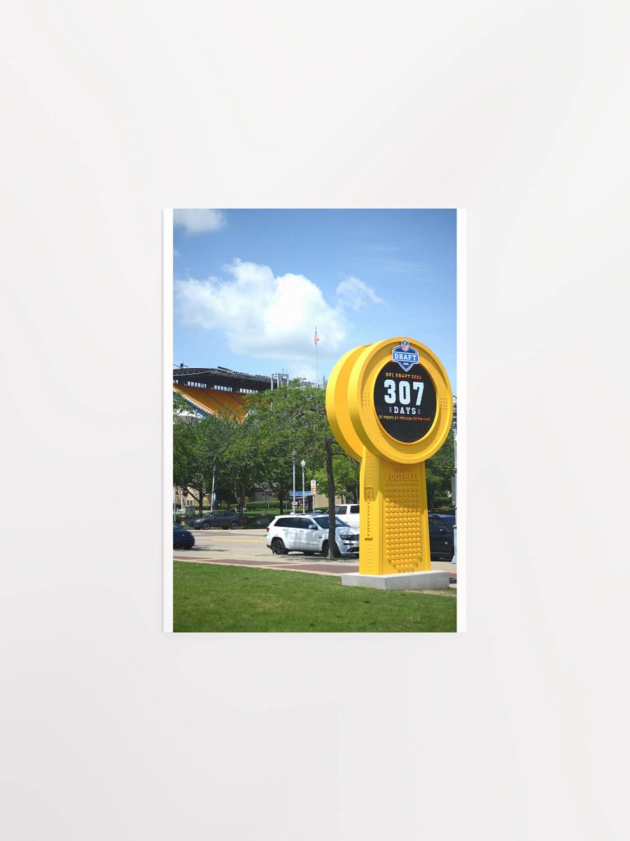 Pittsburgh- NFL Draft Clock - print/poster product image (1)