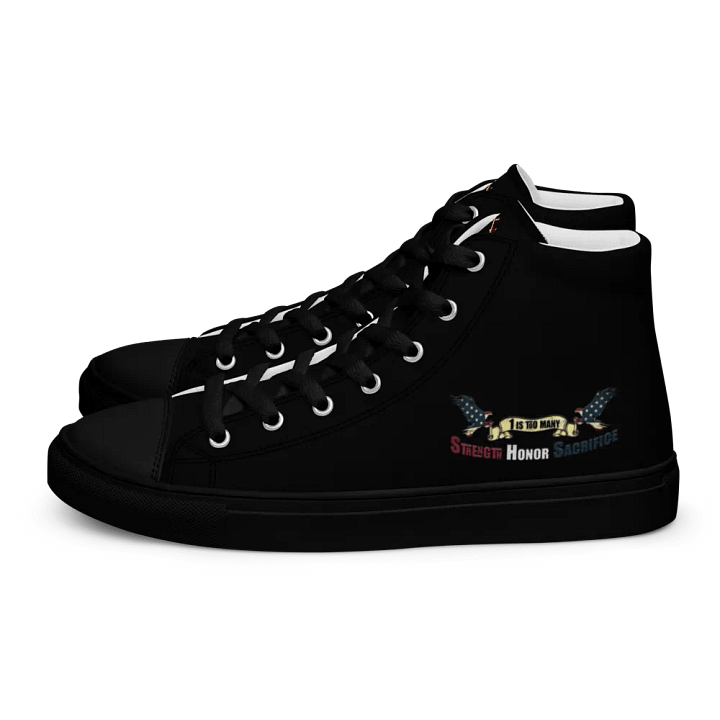 Patriotic Women's High Tops: Strength Honor Sacrifice Edition product image (1)