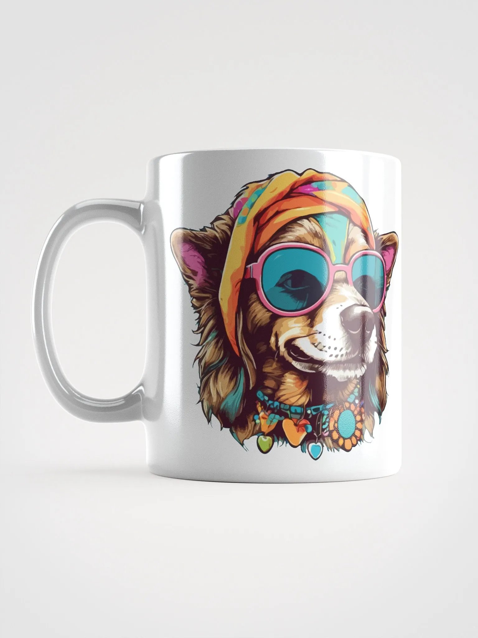 Hippie Dog 10 , Mug product image (12)