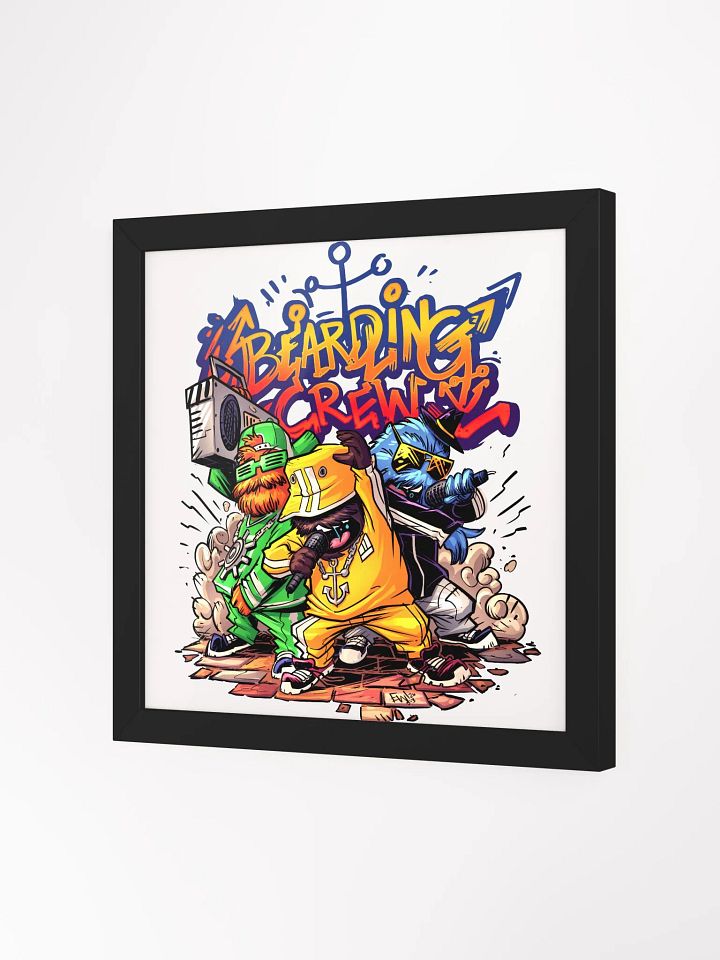 Beardling Crew - Framed High-Quality Matte Poster product image (2)