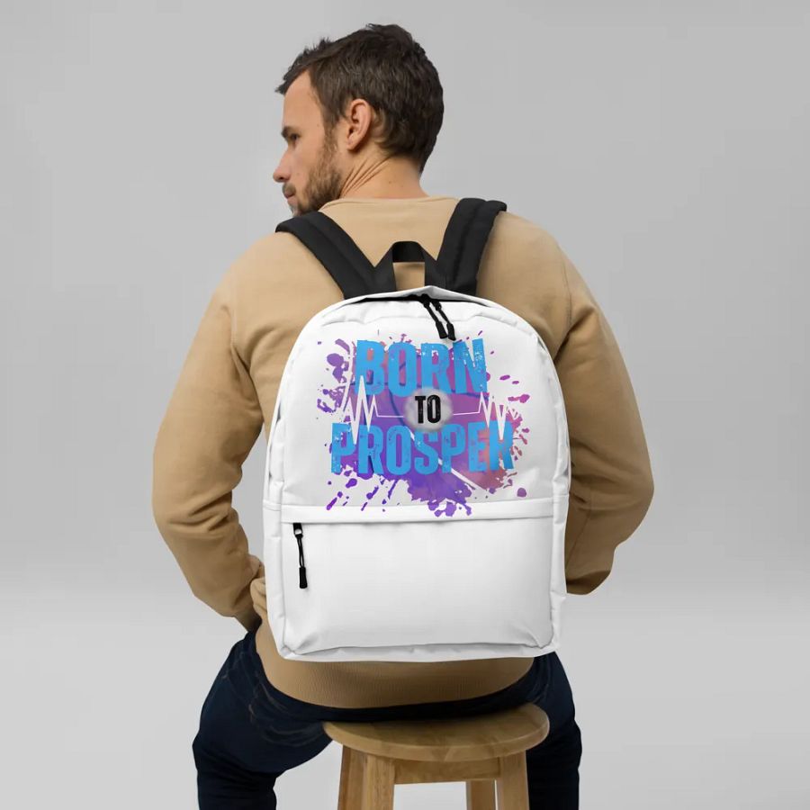 Born to Prosper Full Print Backpack product image (9)