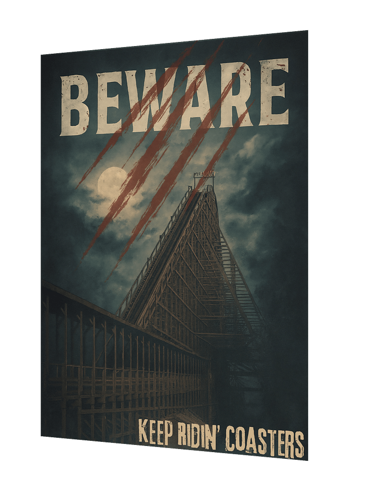 Beware - It's A Beast of a Ride 18x24" Poster product image (2)