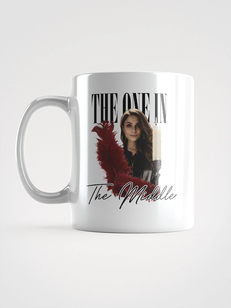 The One In The Middle (White Mug - Black Version) product image (6)