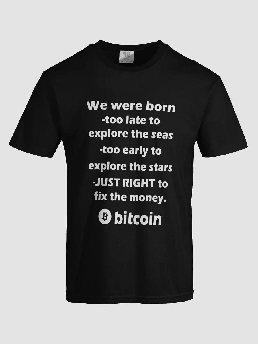 We were born too late to explore the seas too early to explore the stars shirt product image (5)