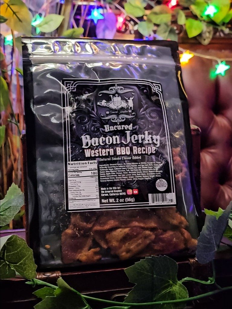 The Armored Kingdom Western BBQ Recipe Bacon Jerky product image (7)