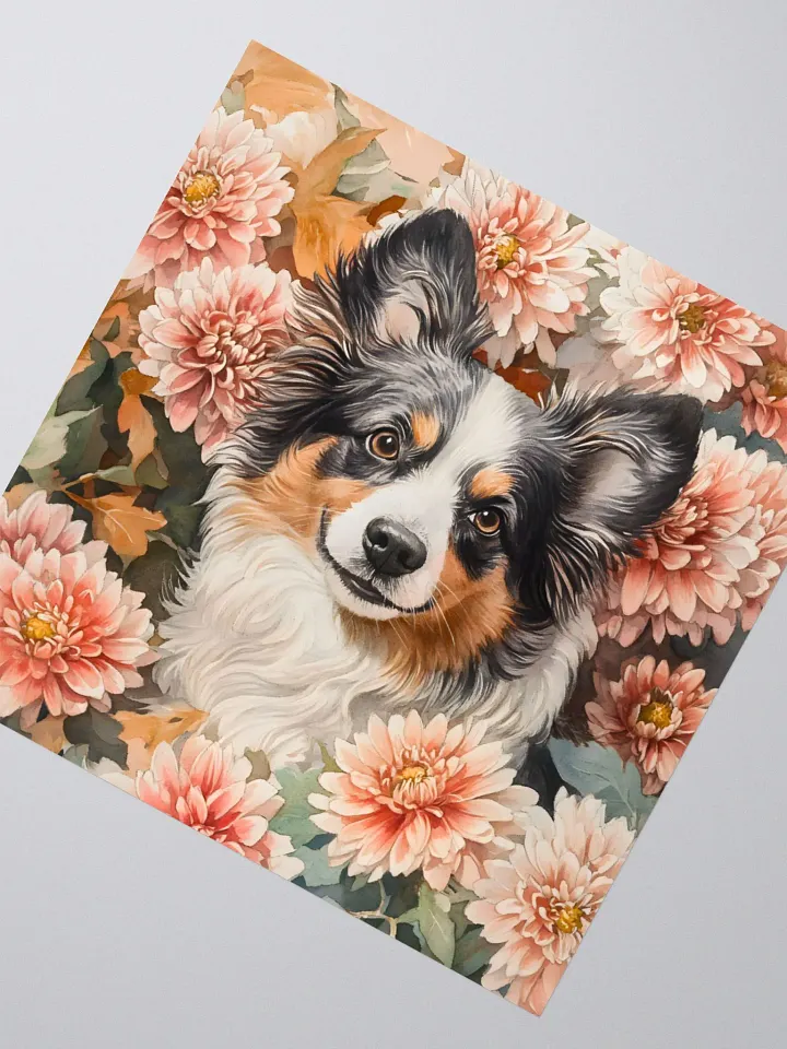Chrysanthemum Dog Stickers product image (7)