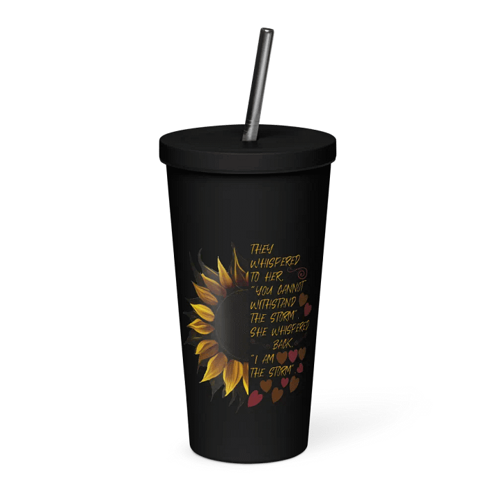 I Am the Storm Sunflower Insulated Tumbler product image (1)