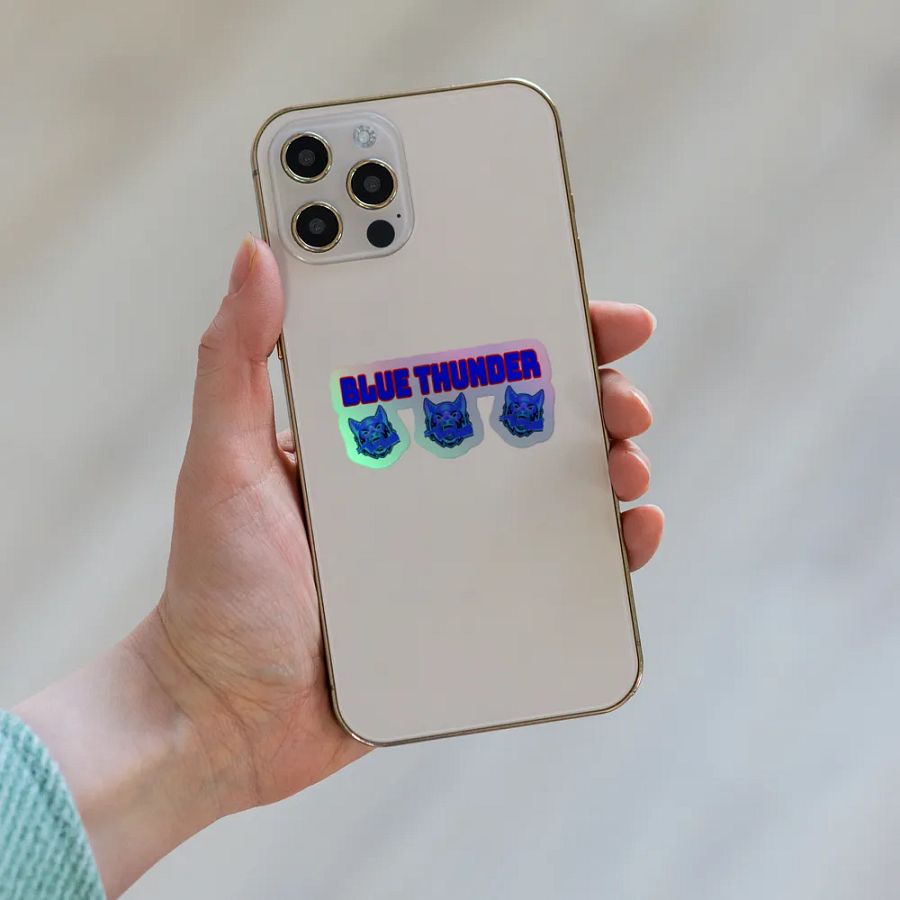 Blue Thunder Holographic Sticker Collection product image (6)