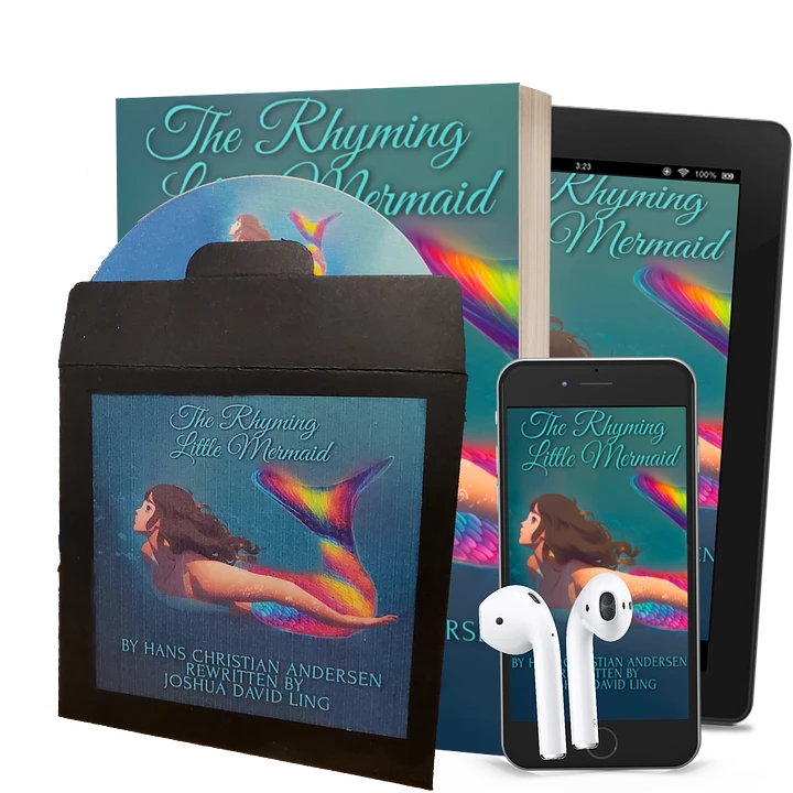 The Rhyming Little Mermaid (Book + CD Audiobook + eBook + MP3 Audiobook) product image (1)