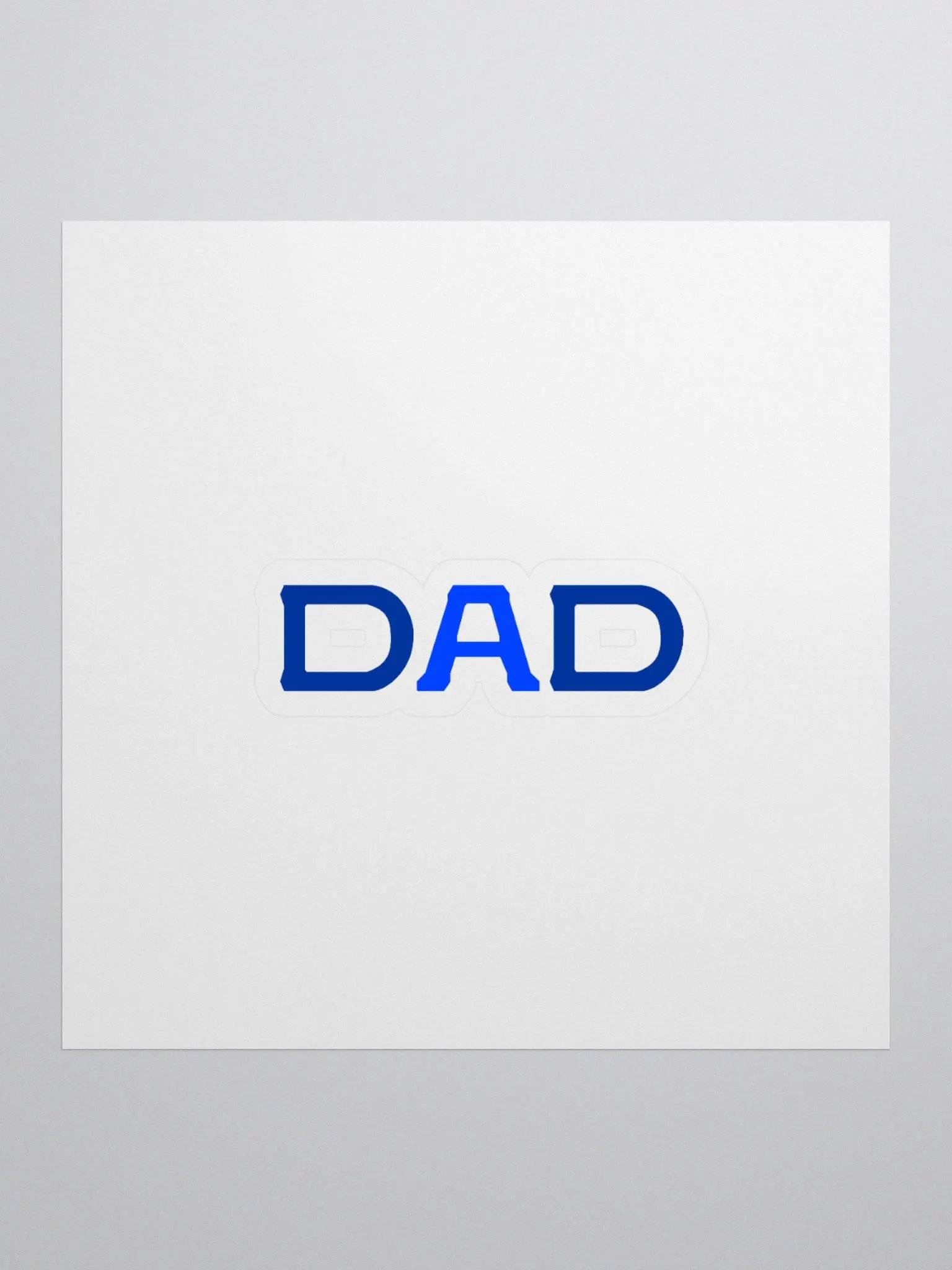 Dad Kiss Cut Stickers by Allcolor product image (1)