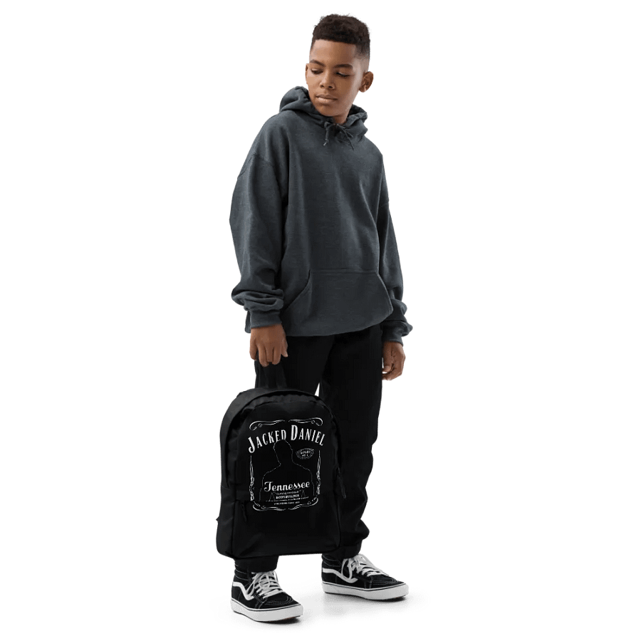 Jacked Daniel Large Print Backpack product image (6)