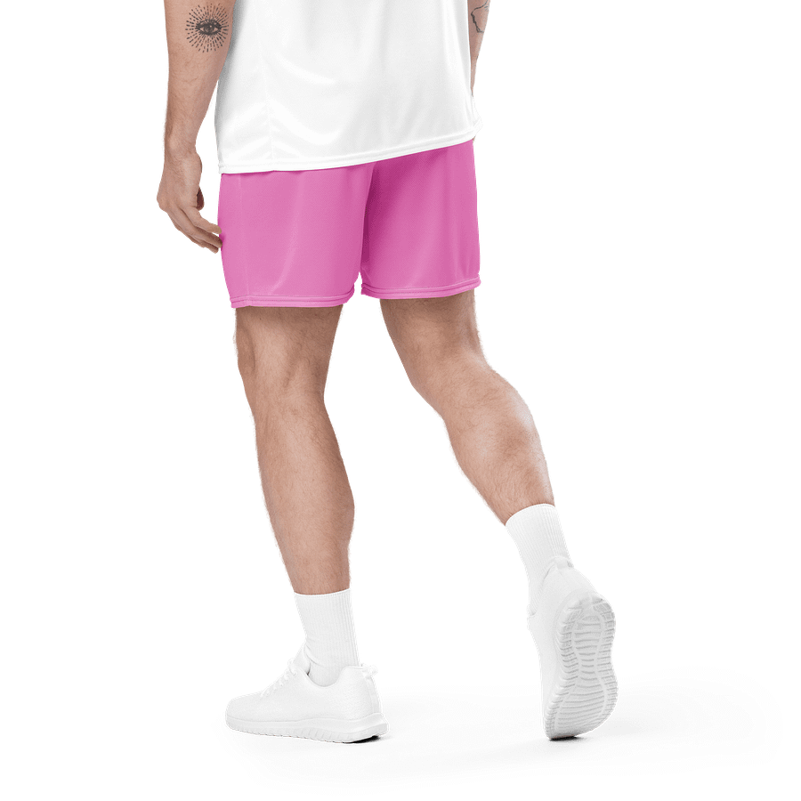 Unisex Shorts with Laughing Rebelphant Pink product image (4)