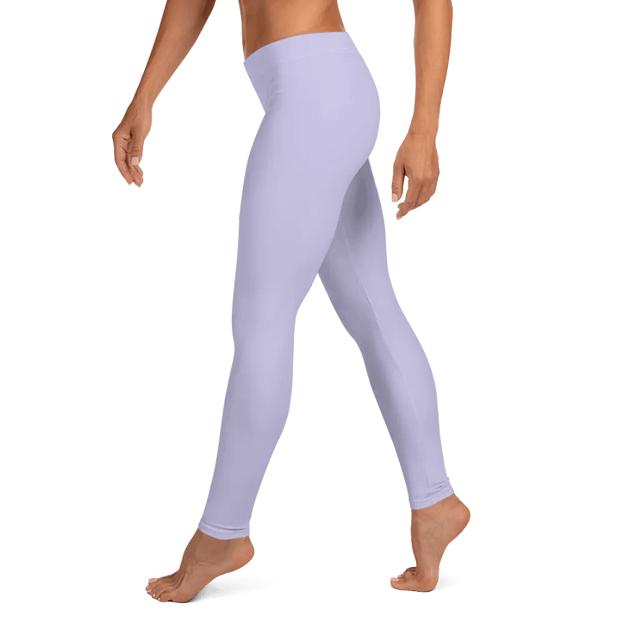 Backfilled lite purple colour with Pink Lady design -All-Over Print Leggings product image (4)