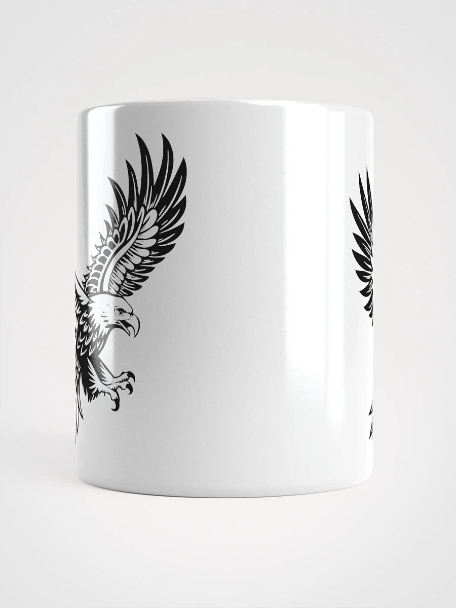 Black and White Eagle Mug - Bold and Fierce Design product image (15)