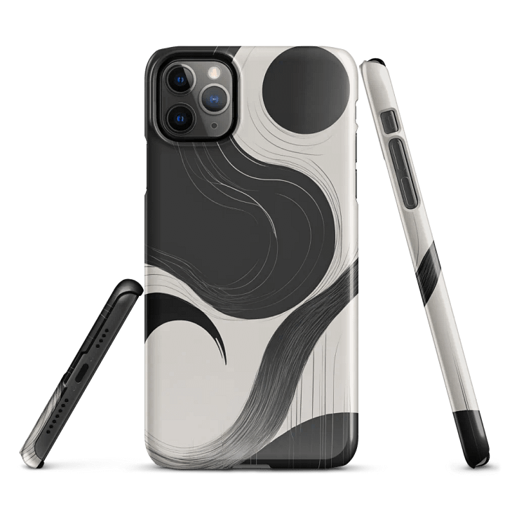 Snap Case for iPhone – Lunar Abstraction product image (5)