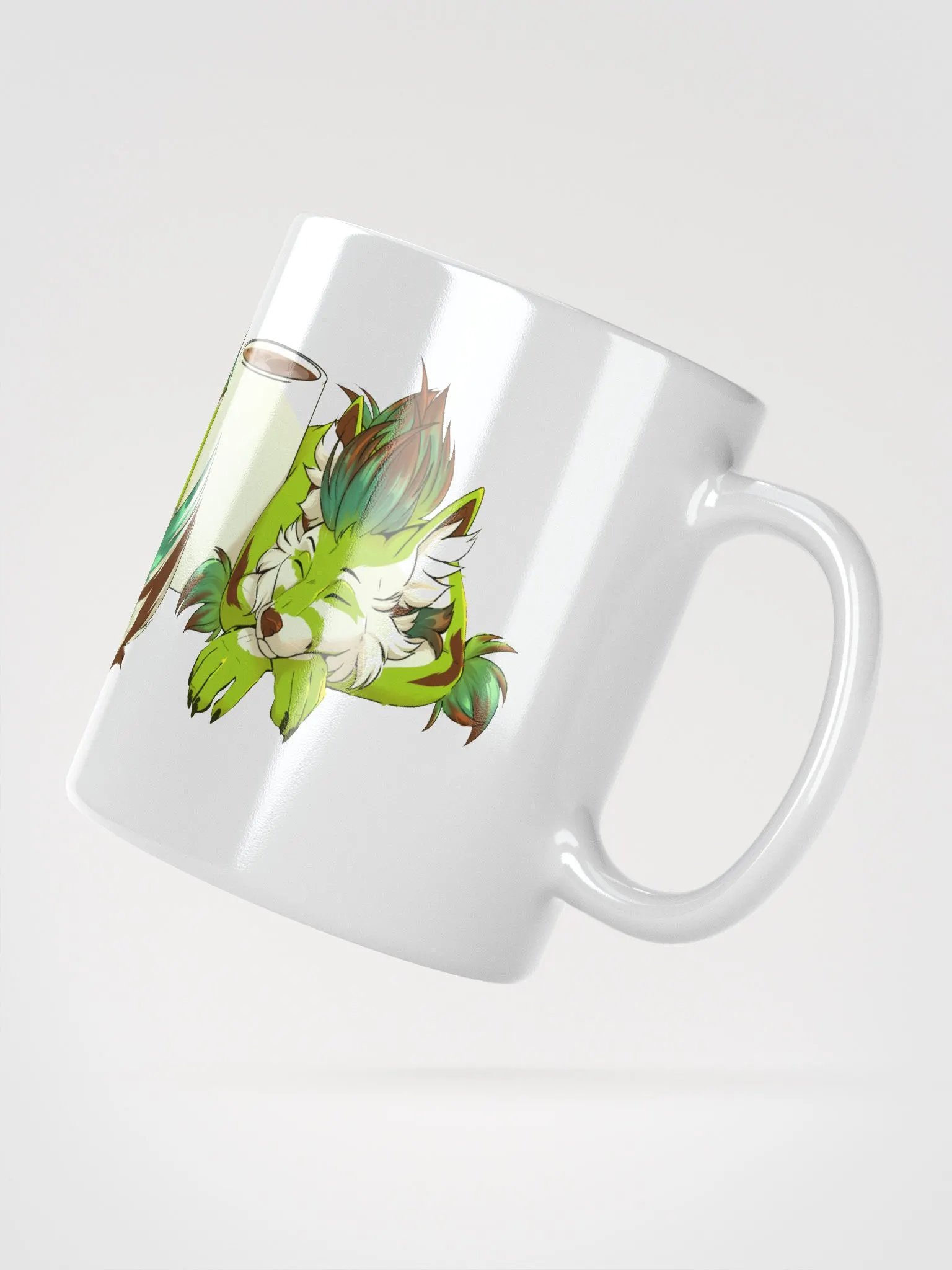 11oz Coffee Avocado Emblem Mug - White product image (2)