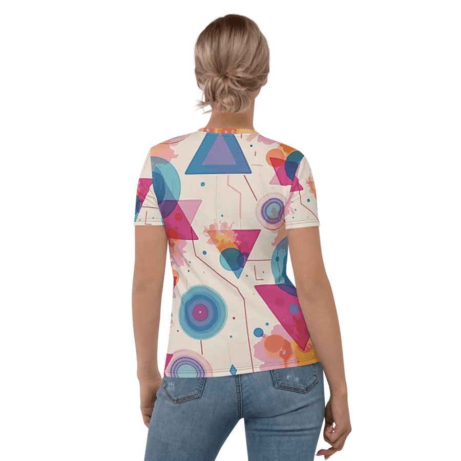 Geometric Dreams Women's Crew Neck T-Shirt product image (4)