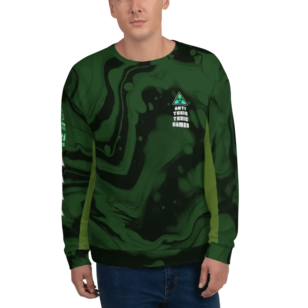 All-Over Print Anti-Toxic-Toxic-Gamer Sweatshirt product image (5)