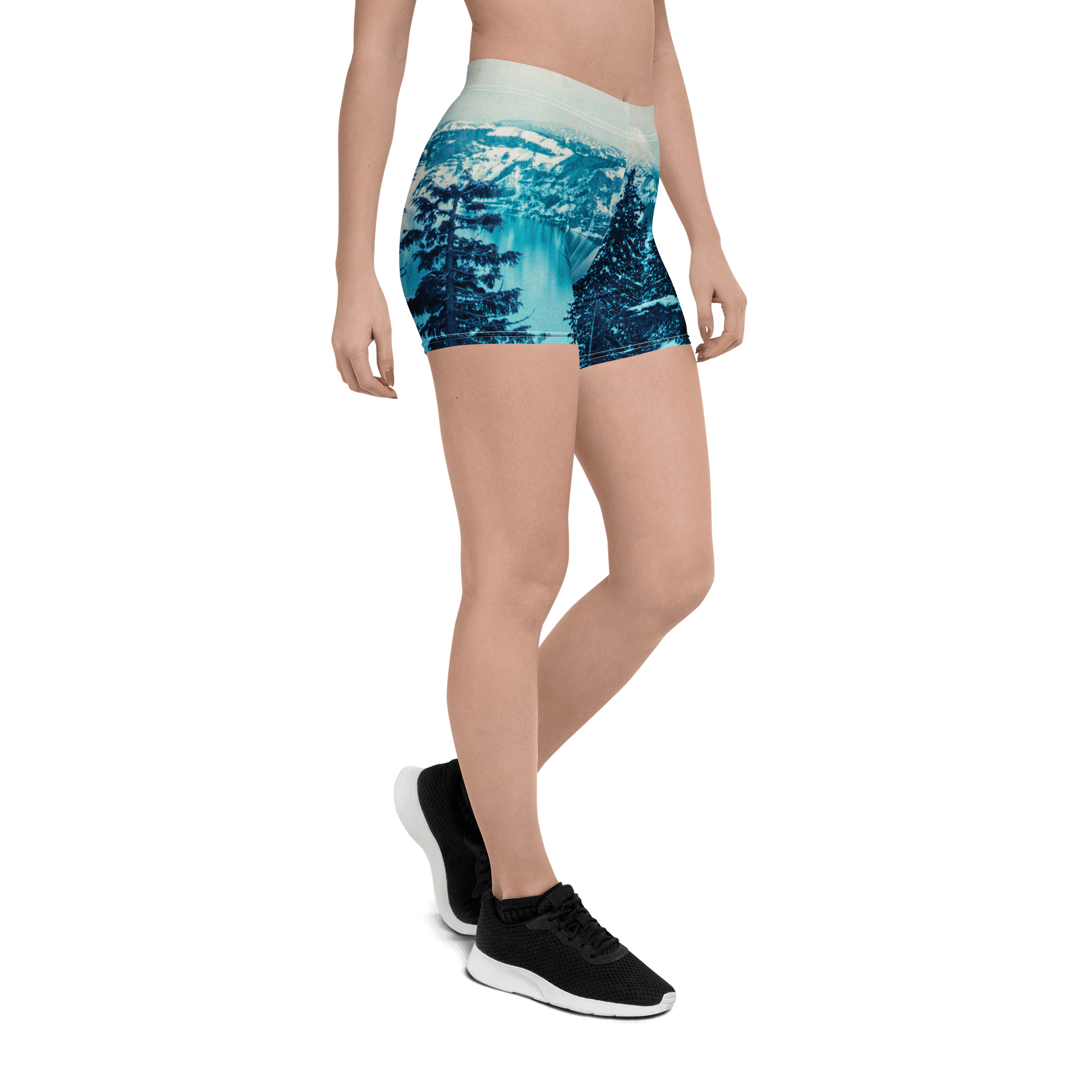 Crater Lake Lomography Biker Shorts product image (7)