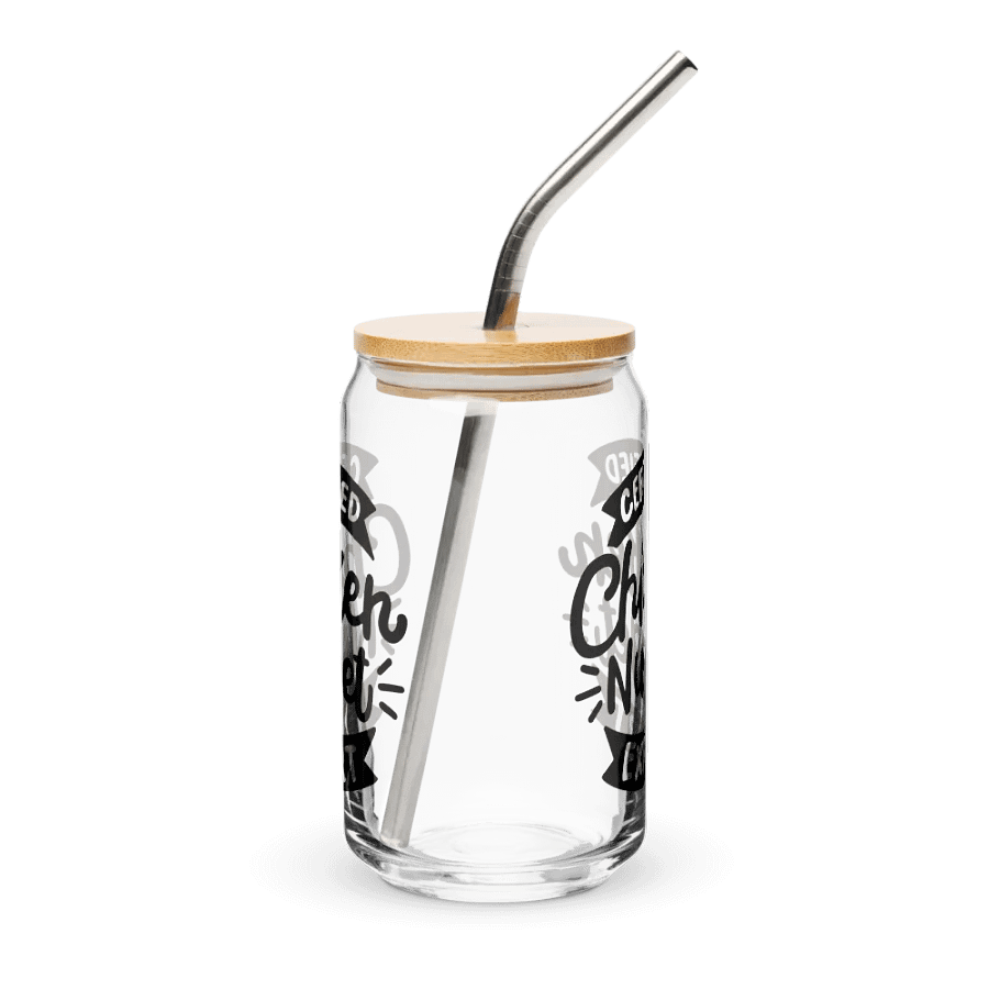 Certified Chicken Nugget Expert - Can-Shaped Glass product image (1)