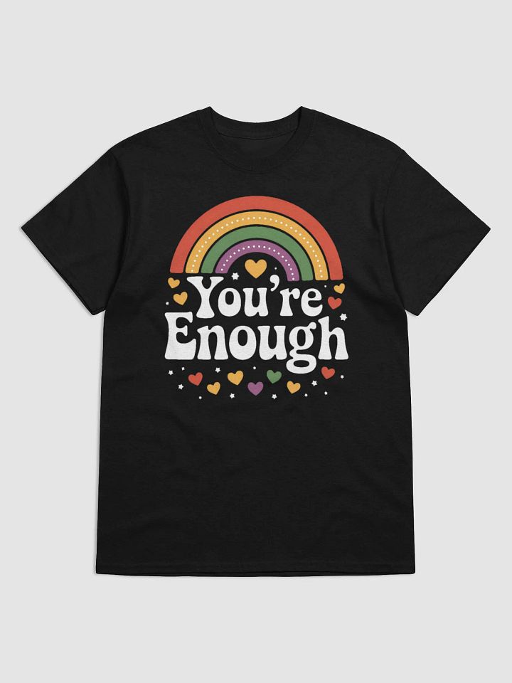 You're Enough Retro Rainbow Pride T-Shirt product image (4)