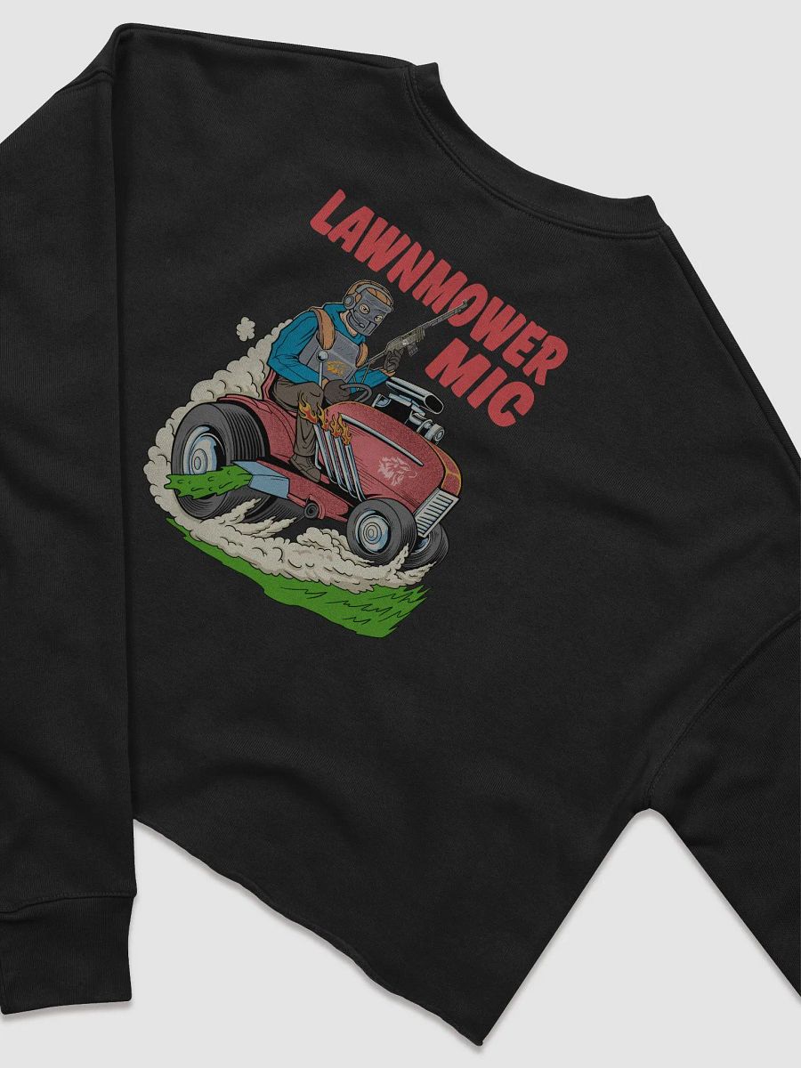 Lawnmower Mic | Womens Crop Hoodie product image (4)