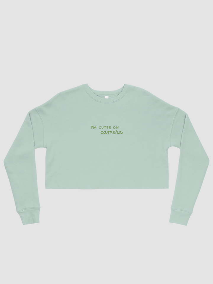 Cuter on Camera Crop Sweater - Mint product image (2)