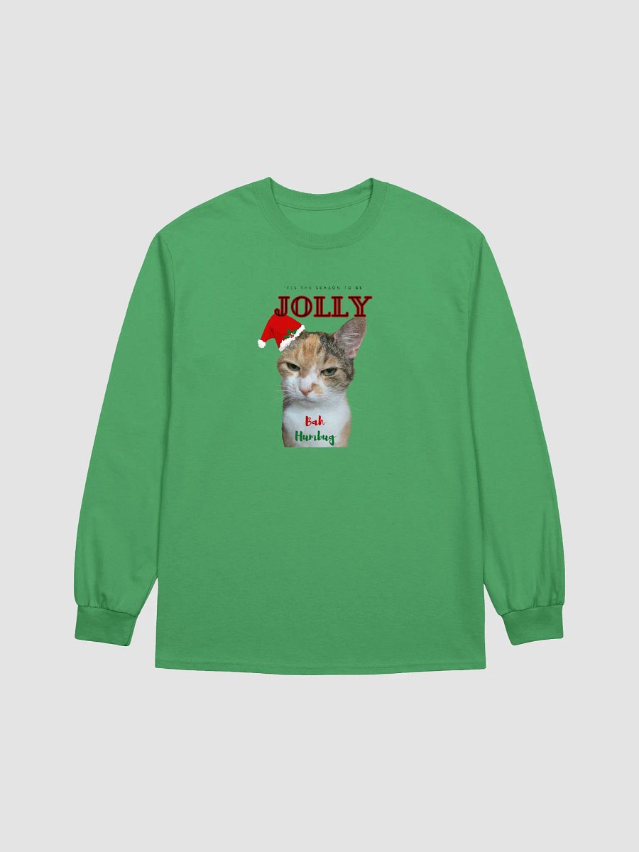 Bah Humbug Cat Long Sleeve T-Shirt product image (1)
