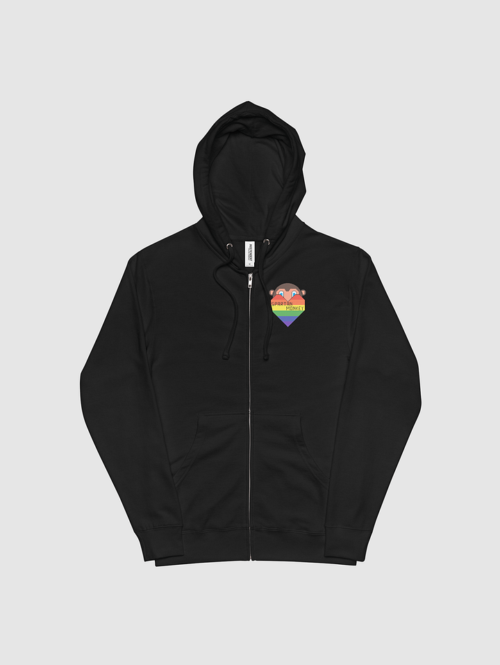 Spartan logo zip up hoodie product image (1)