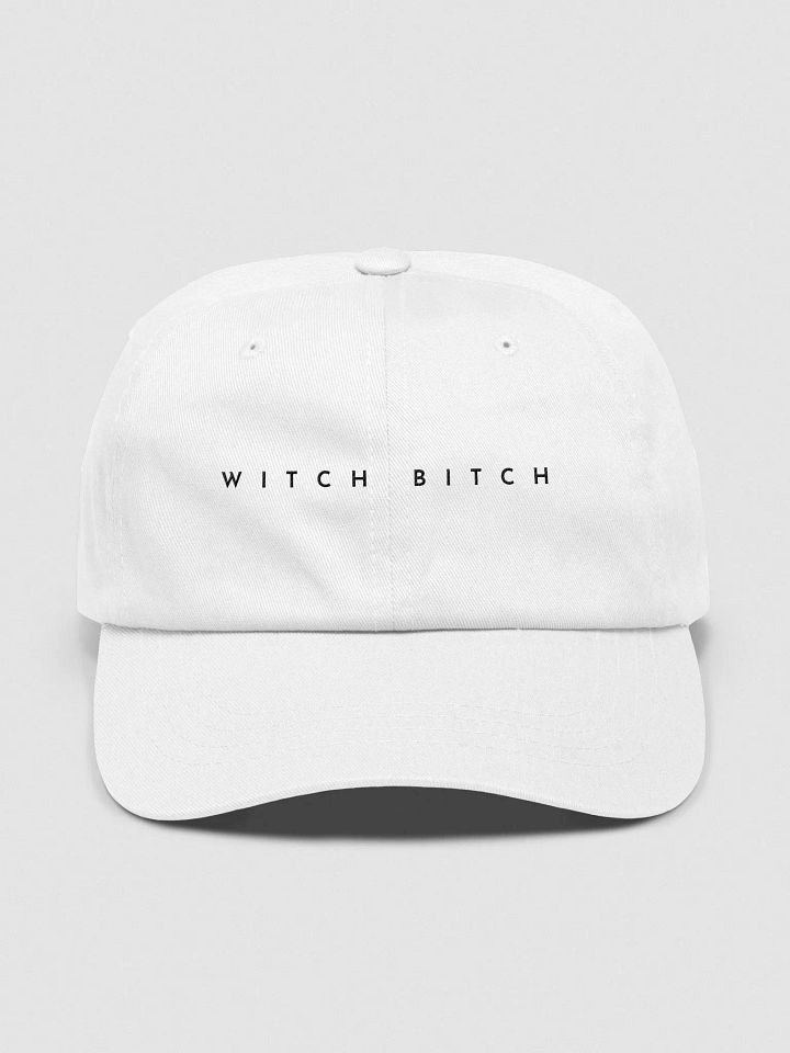 Witch Bitch Dad Cap (Black Writing) product image (1)