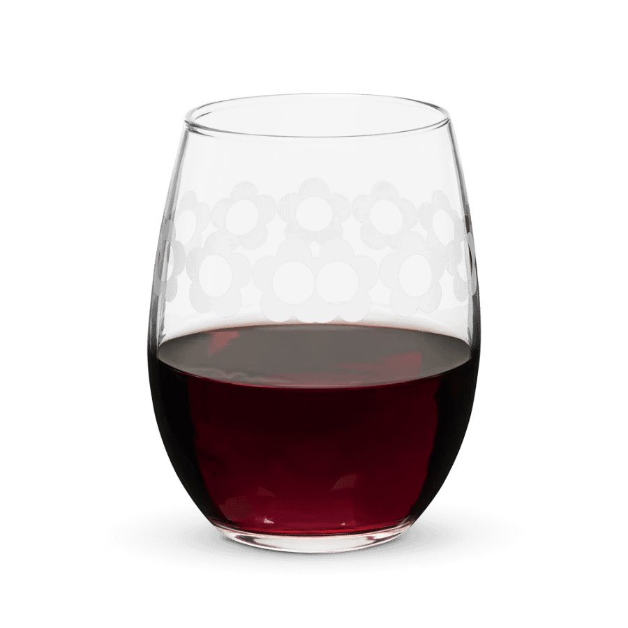 cosmos stemless wine glass product image (6)