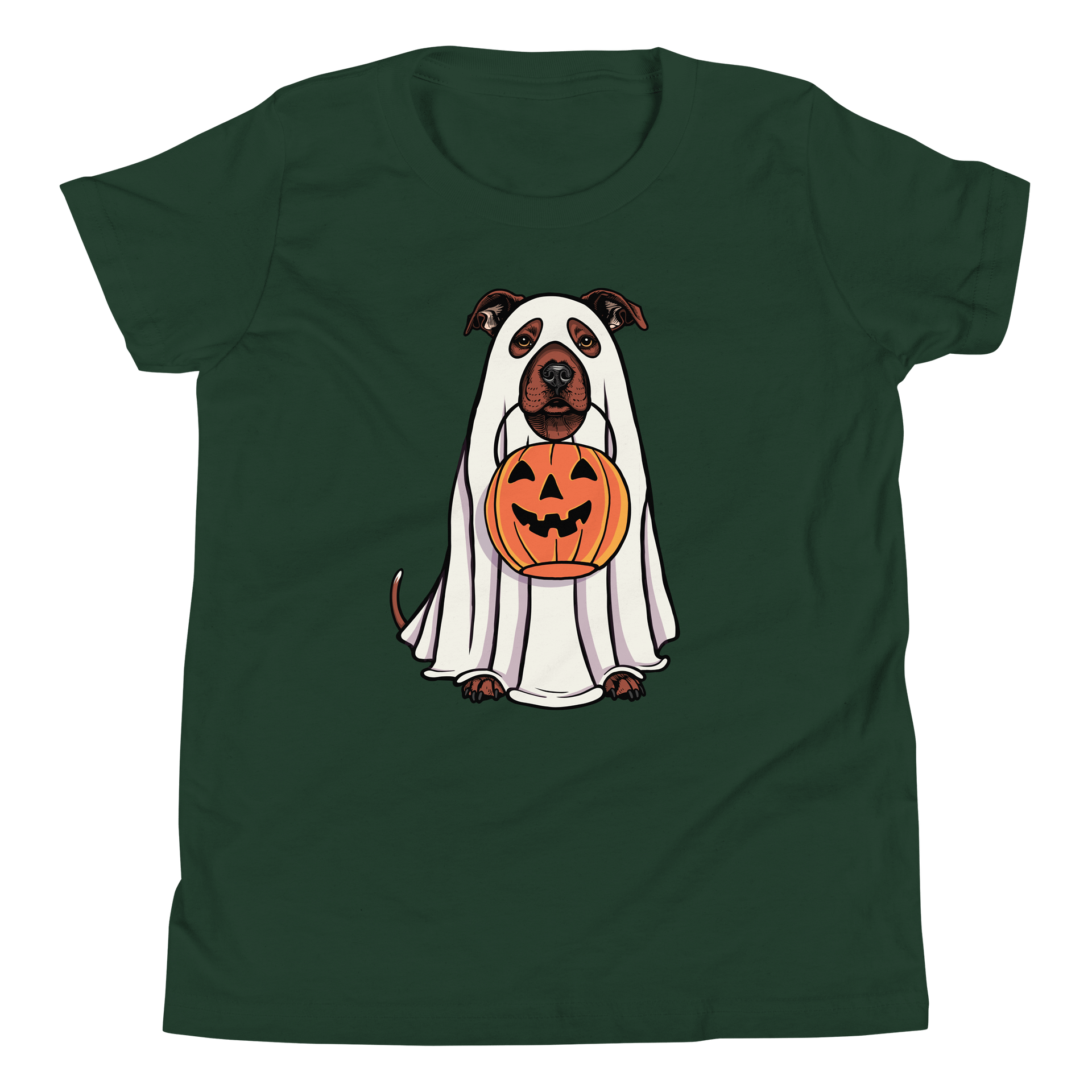 Halloween American Staffordshire Terrier(Red) Youth T-Shirt product image (5)