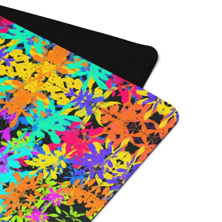 Geometric Coloured Leaves Yoga Mat product image (4)
