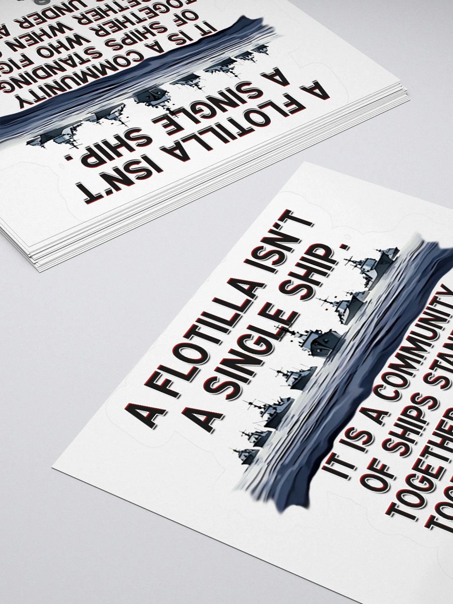 A Flotilla - Sticker product image (11)
