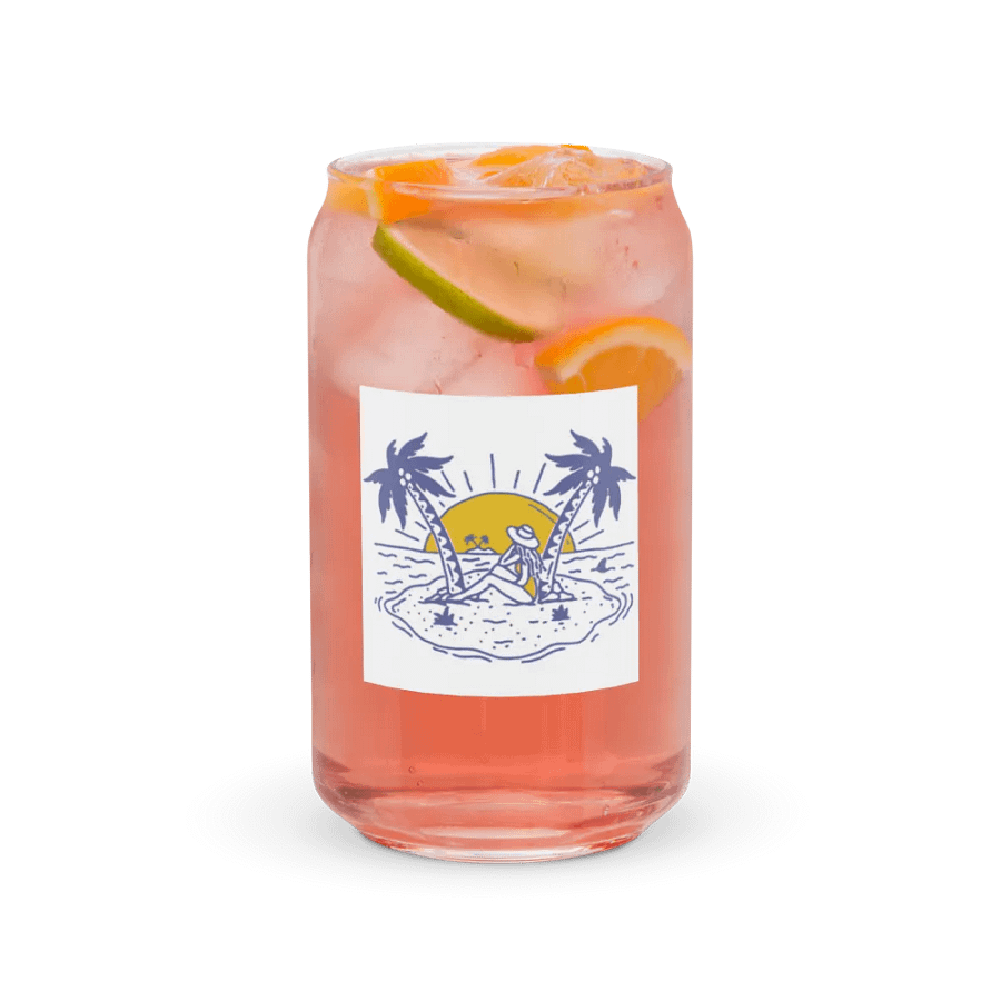 Summer Fun Can Shaped Glass product image (37)
