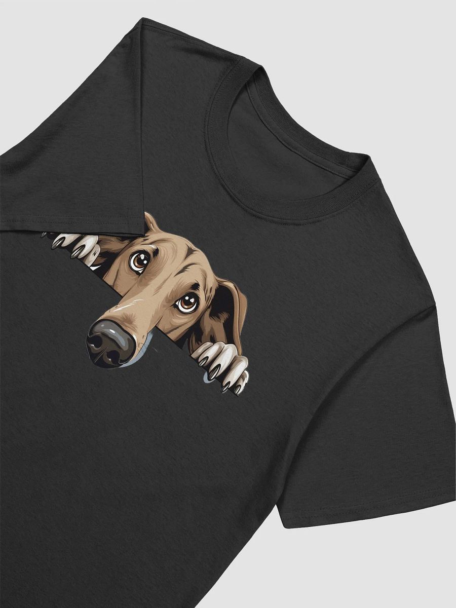Curious Canine Peek Unisex T-Shirt product image (16)