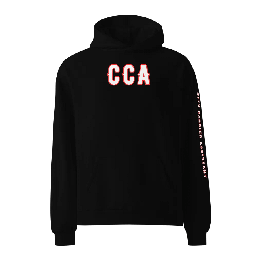 Express Male "CCA" Oversized Hoodie - BLACK product image (1)