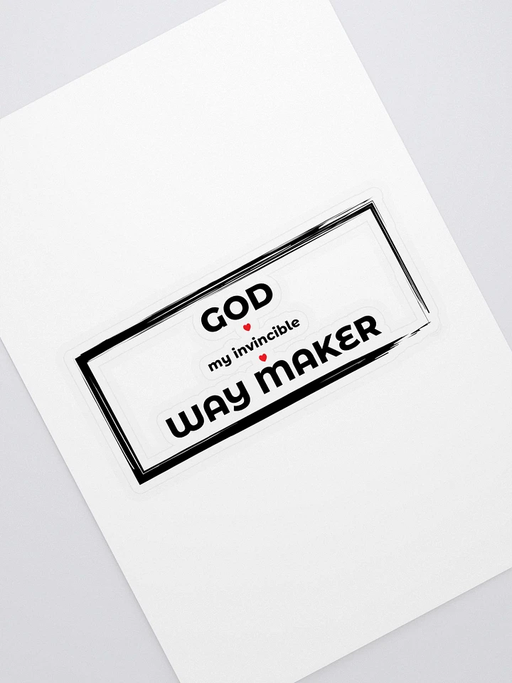 GOD MY INVINCIBLE WAY MAKER product image (1)