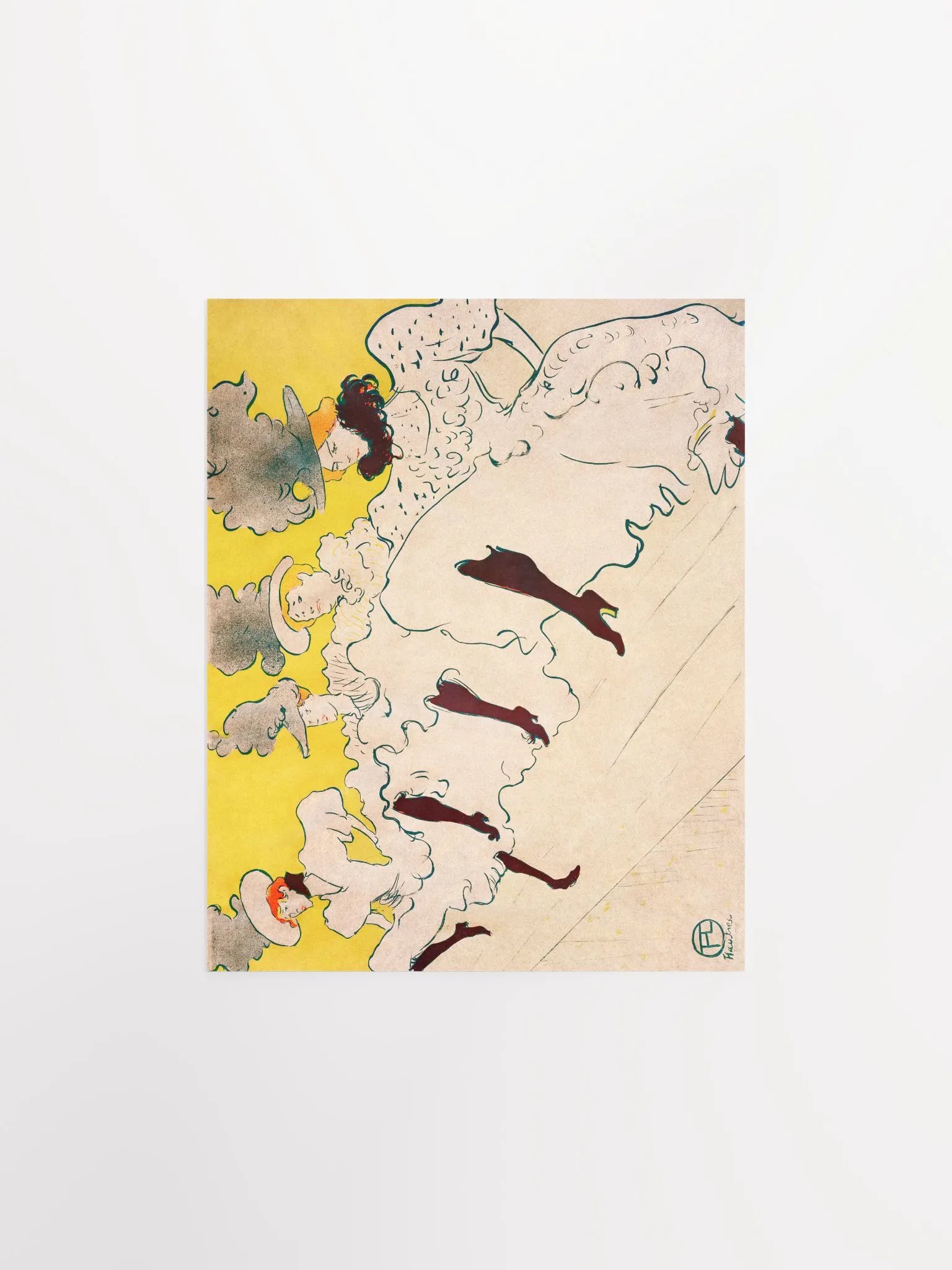 La Troupe de Mademoiselle Eglantine by Henri de Toulouse-Lautrec Vintage Lithograph product image (27)